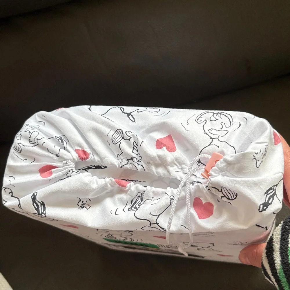 Peanuts snoopy with hearts king sheet set